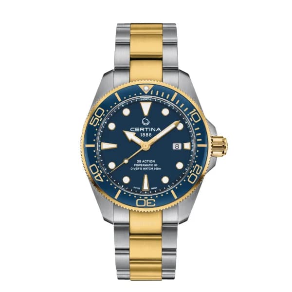 Certina Montre Certina DS Action Diver 43mm Powermatic 80 Automatique Cadran Bleu