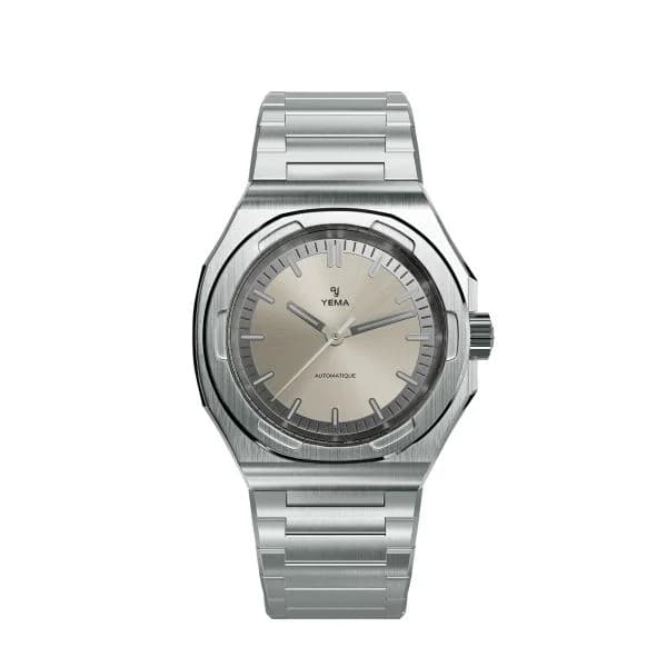 Yema Montre Yema Urban Traveller Cadran Ivoire Bracelet Acier