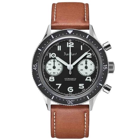 Hanhart Montre Hanhart 415 ES Reverse Panda Mécanique diamètre 39 mm- H703.211-8210-CMC