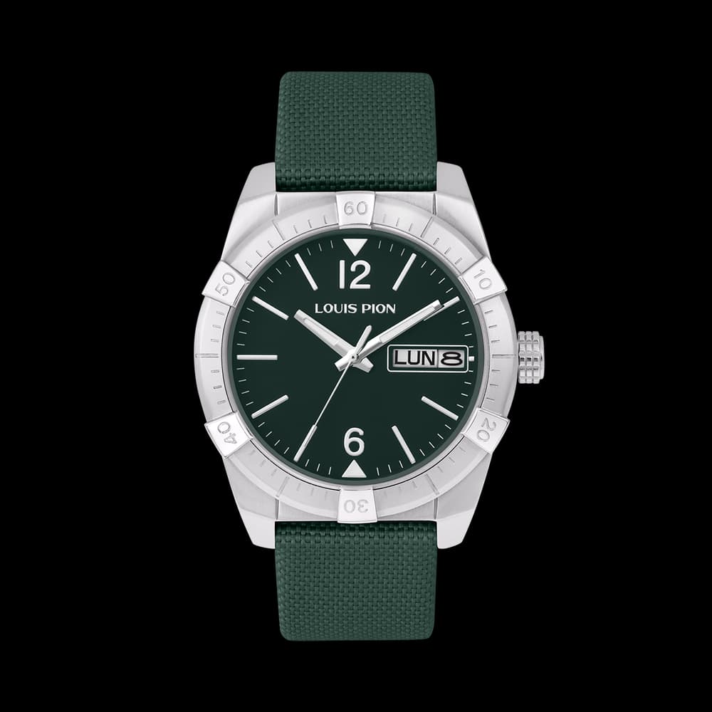 Louis Pion Montre quartz Homme Vasco Vert