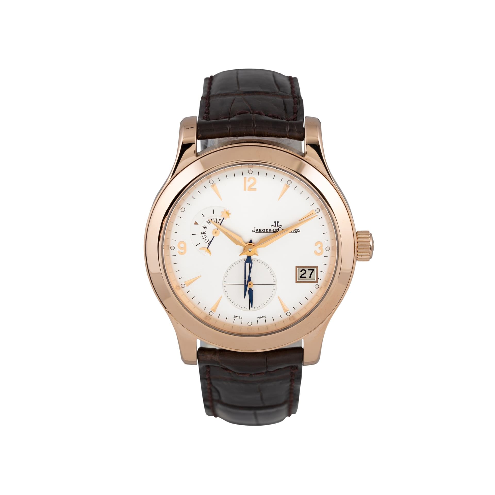 Jaeger-LeCoultre Montre Jaeger-LeCoultre Master Control Hometime or jaune automatique 40 mm