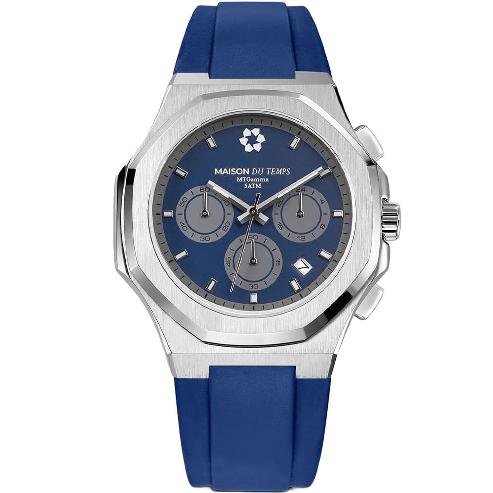Maison du Temps Montre Maison du Temps Collection MTGamma en Silicone Bleu