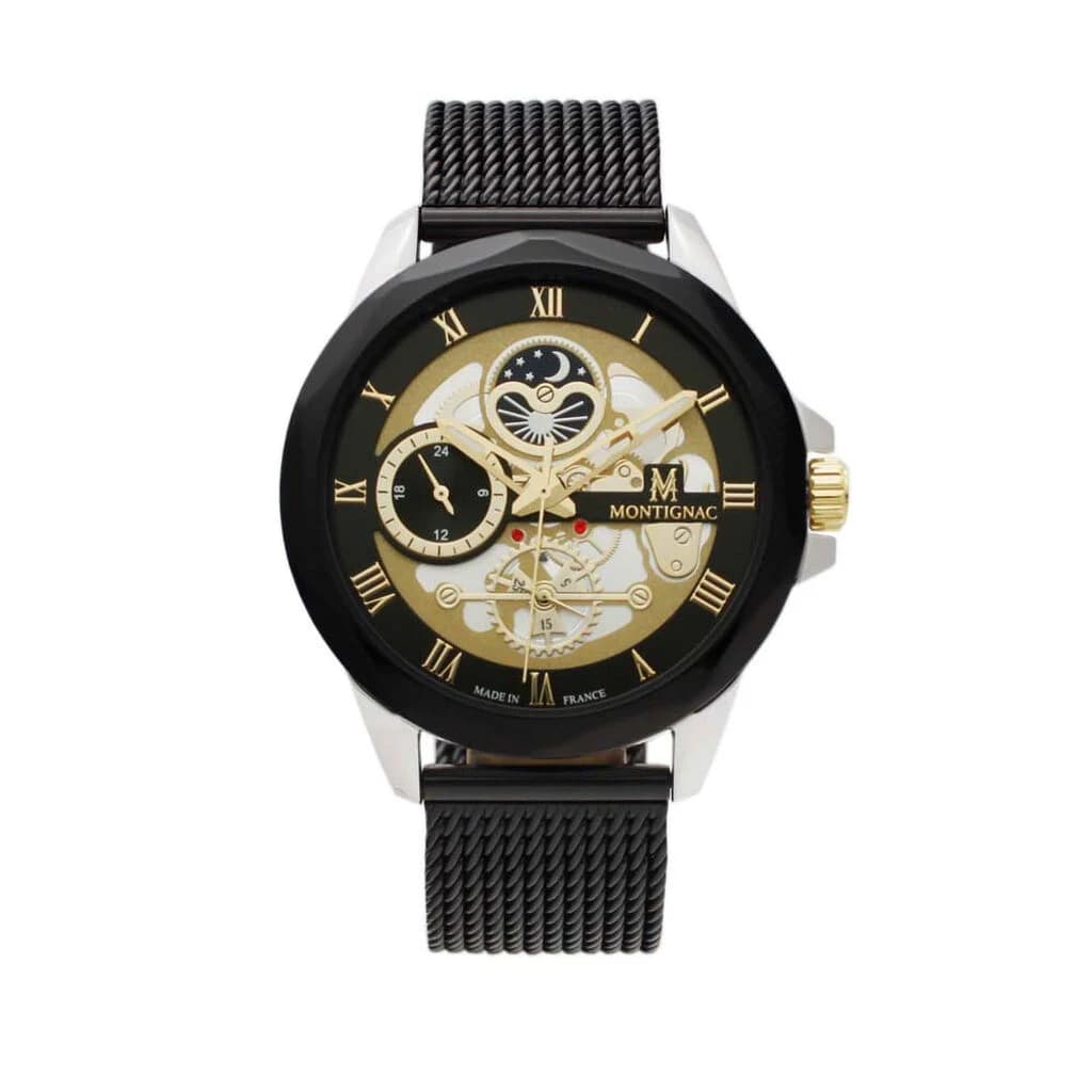 Montignac Montre Montignac Round Noir