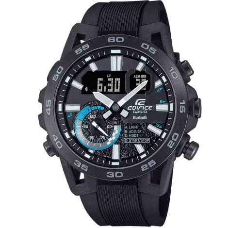 Casio Edifice Sospensione ECB-40 — noir et bleu