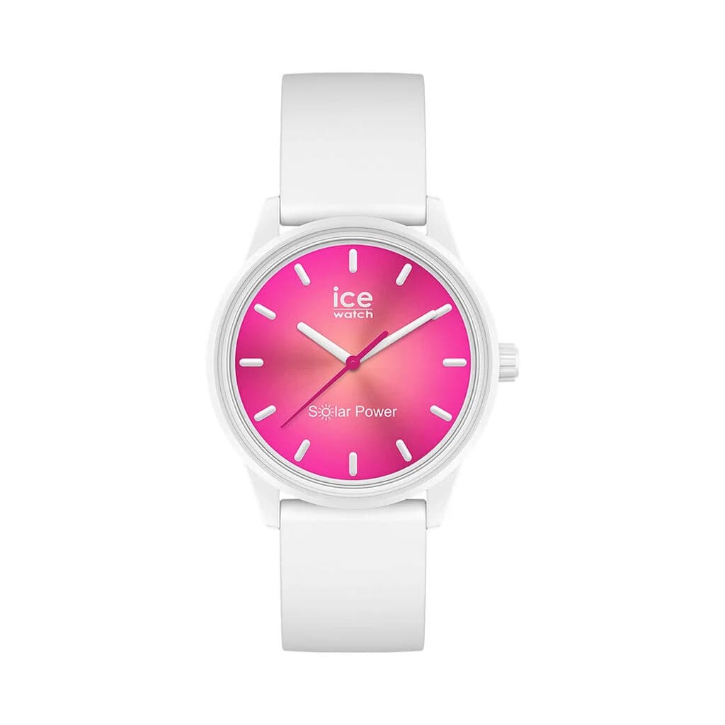 Ice Watch Montre Ice Watch Solar Power Blanc