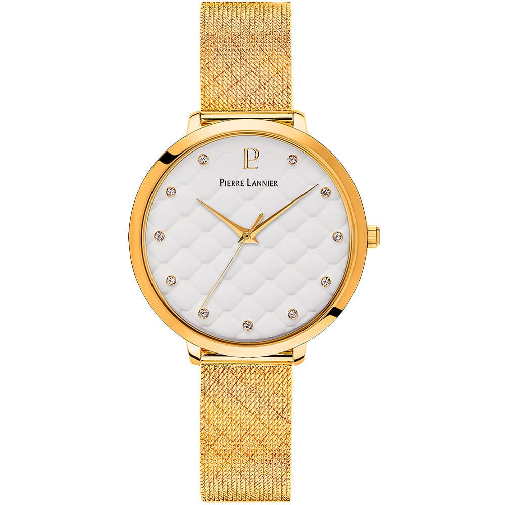Pierre Lannier Montre Pierre Lannier Collection Grace en Acier et PVD Doré