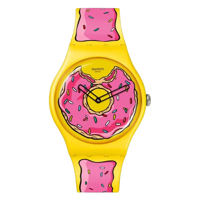 Swatch x the Simpsons Seconds of Sweetness — bracelet jaune