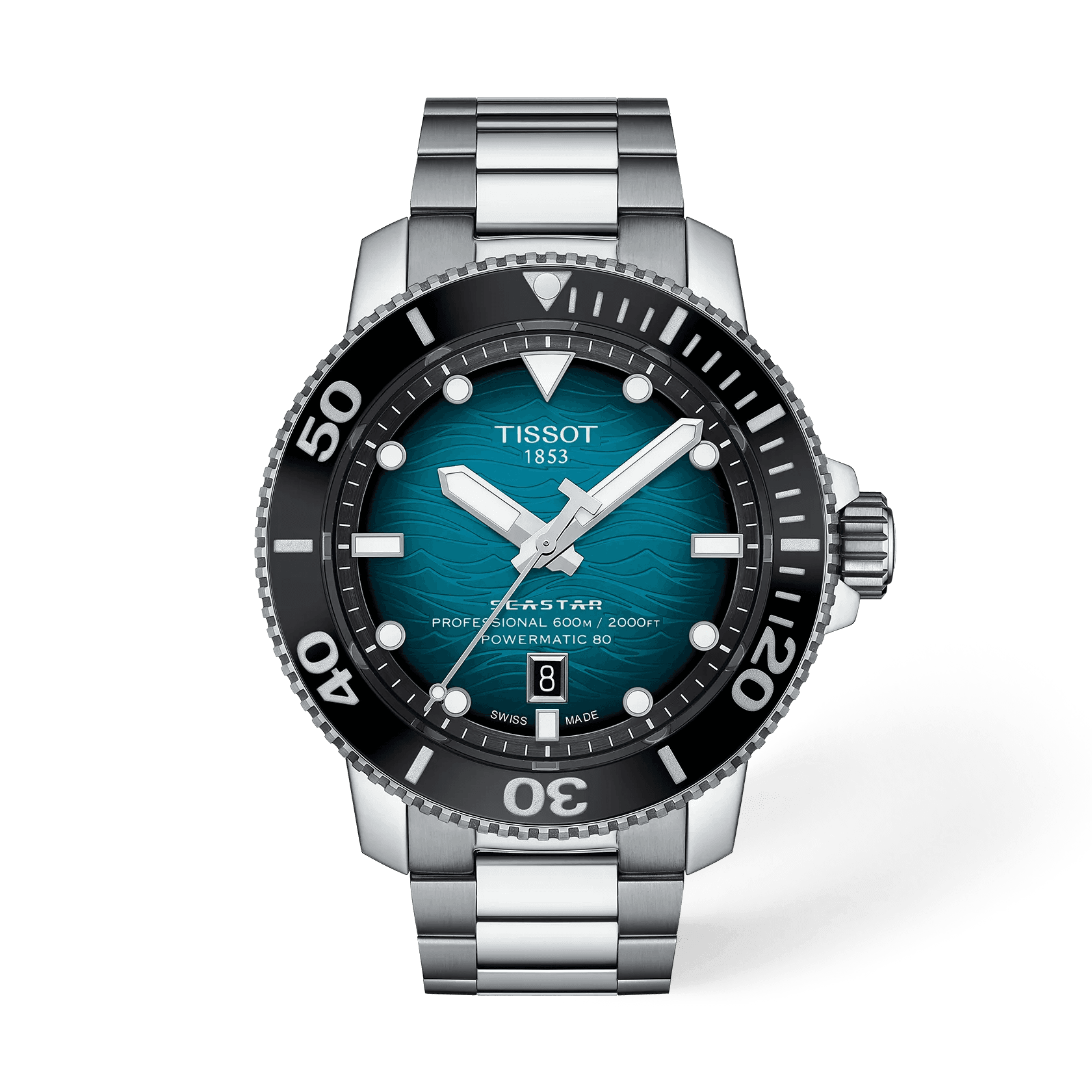 Tissot Seastar 2000 — boîtier argenté