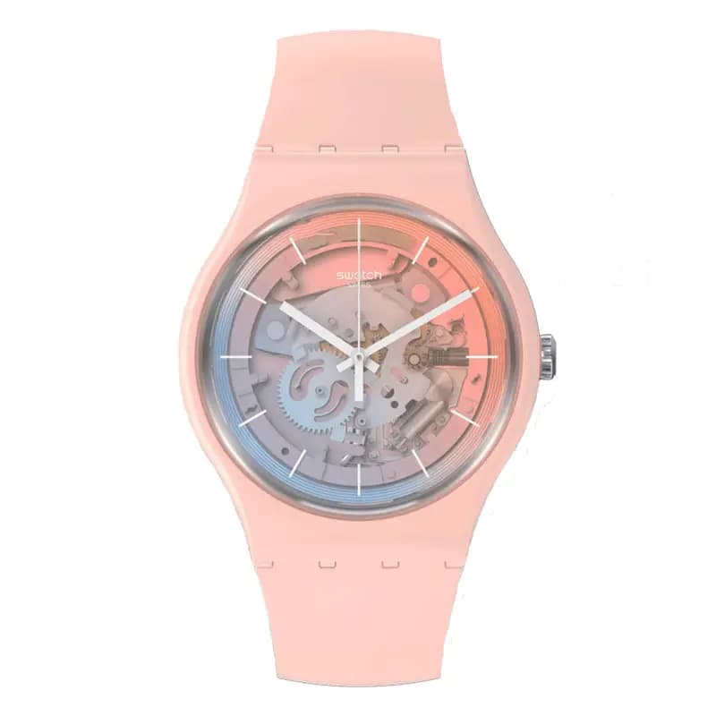 Swatch Montre Swatch Pay! Fleetingly Pink Pay! SO32P103-5300