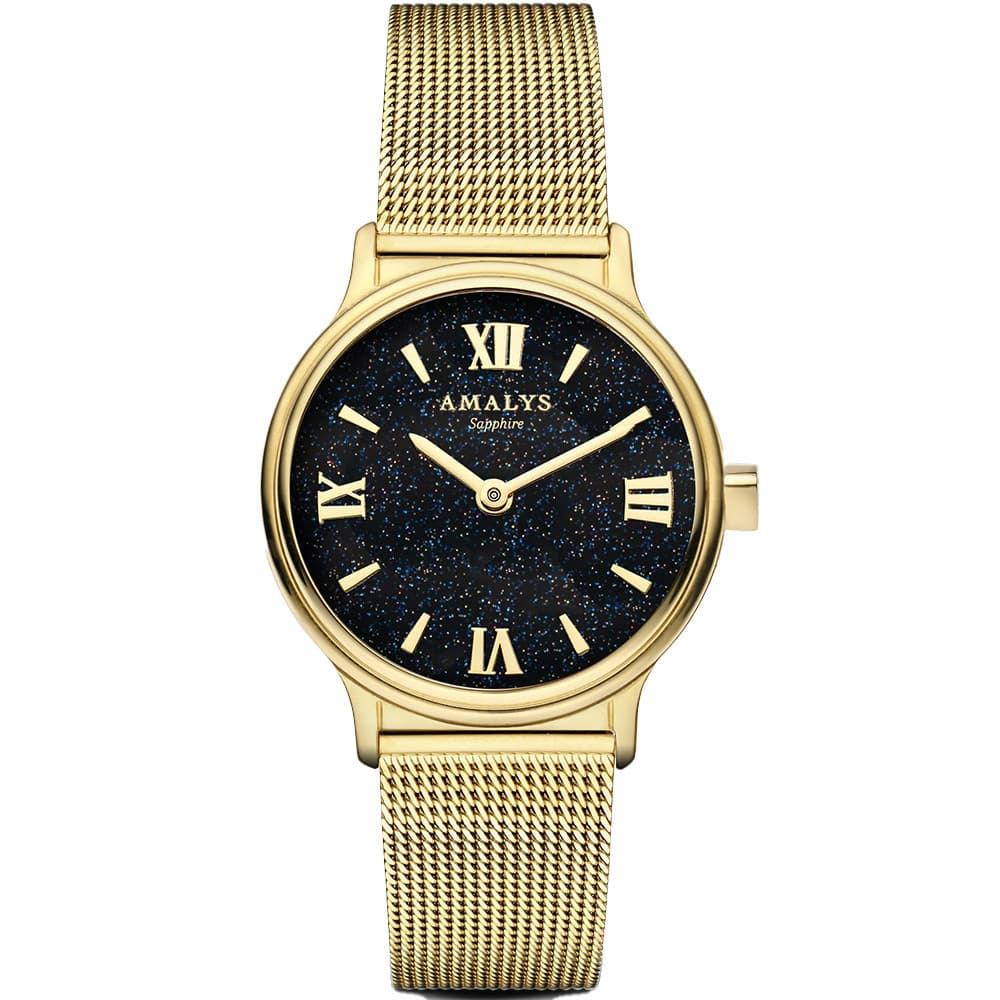 Amalys Montre Amalys Collection Watson 14 mm en Acier et PVD Doré