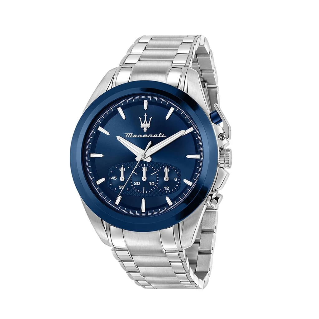 Maserati Montre Maserati Collection Traguardo en Acier Argenté