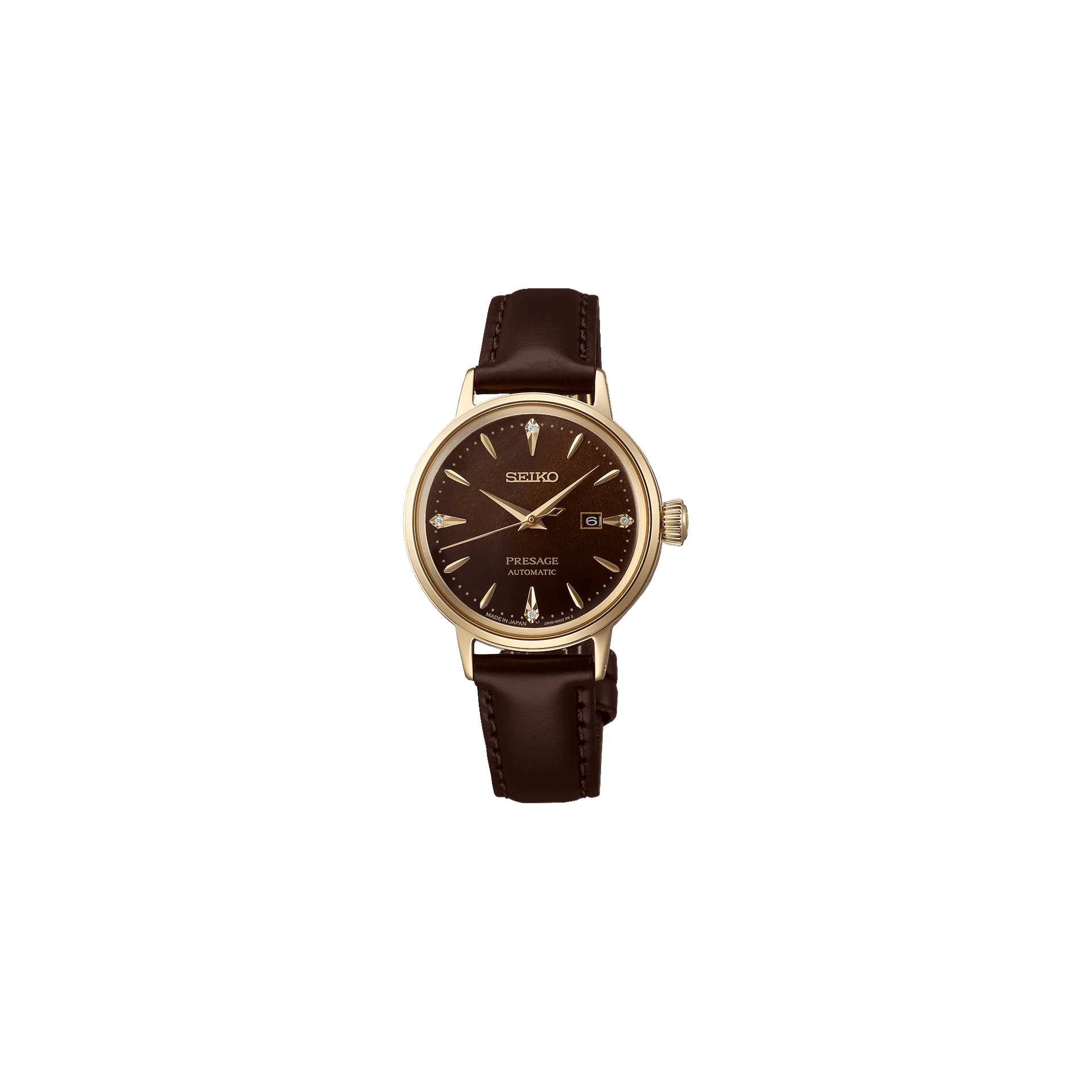 Seiko Presage Cocktail — cadran marron 30 mm