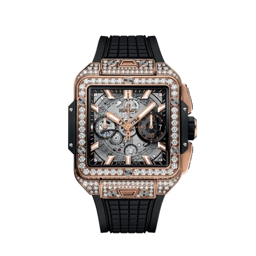 Hublot Unico King Gold Pavé