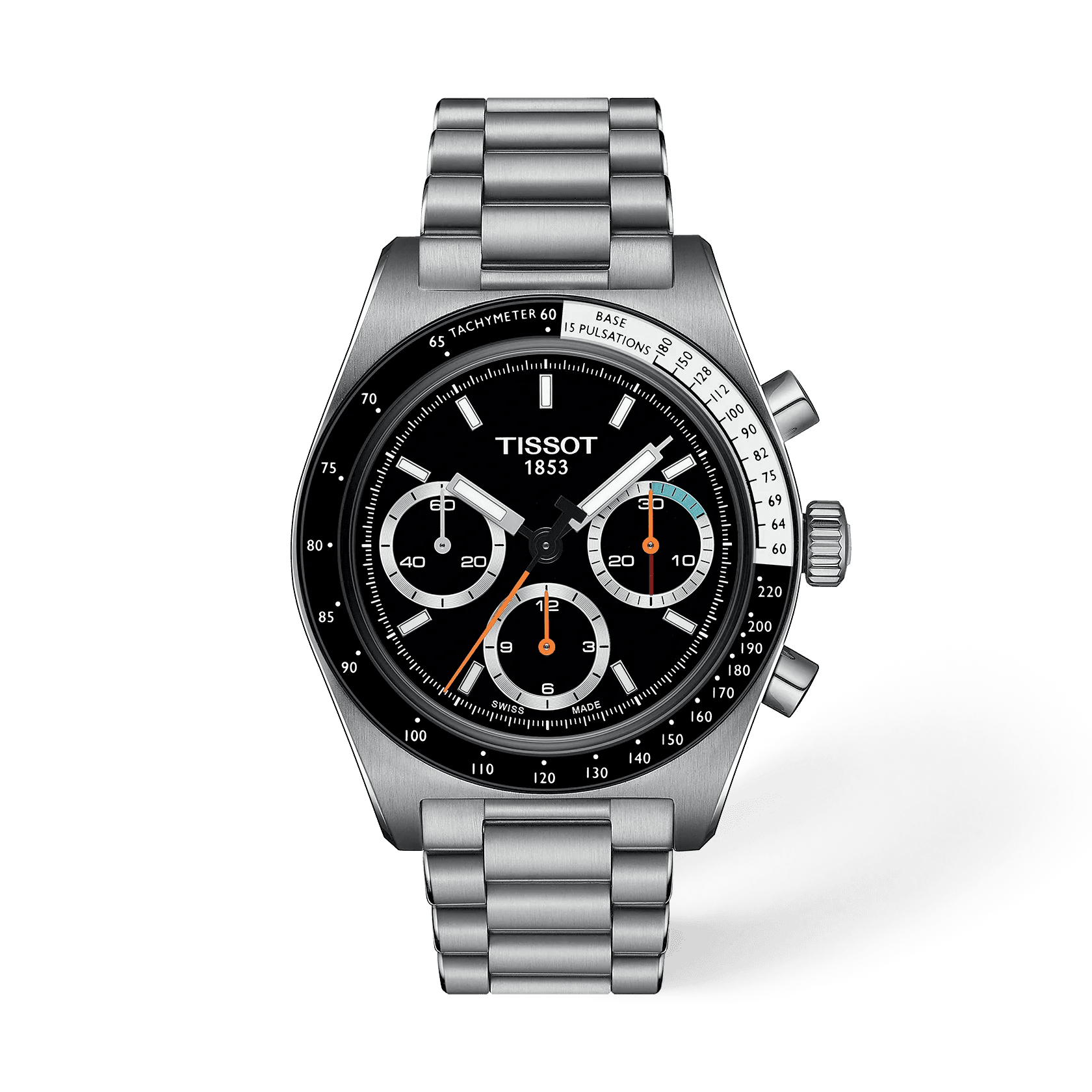 Tissot PR516 41 mm — cadran noir