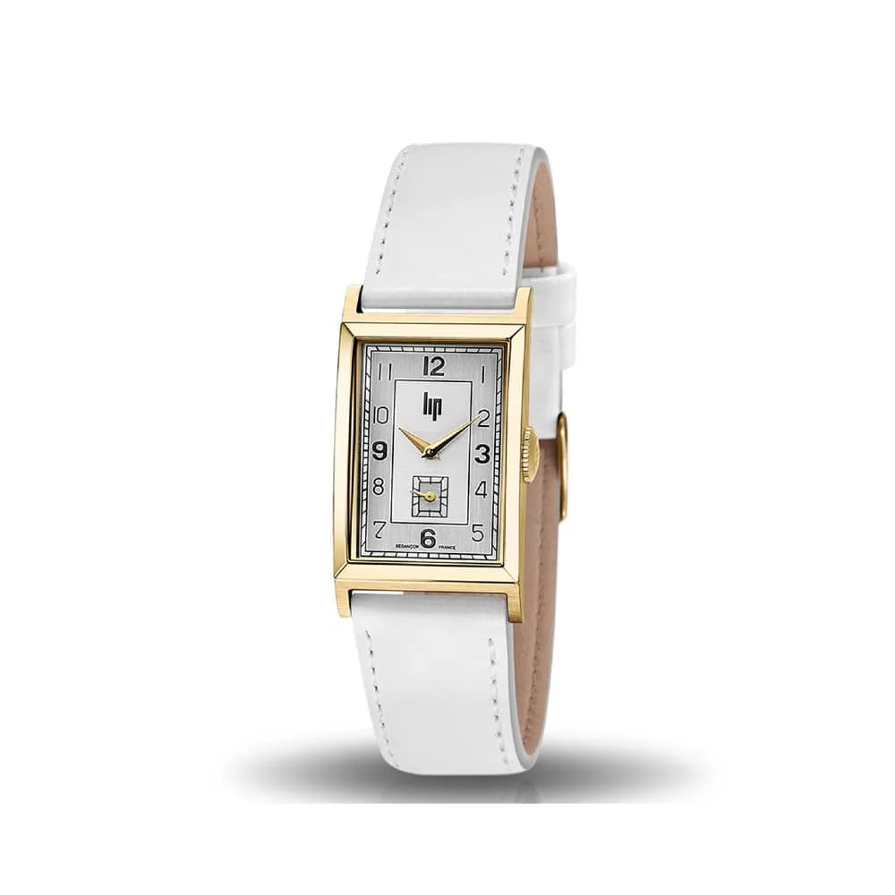 Lip Montre Lip Churchill T18 - Homme - cadran Argent- - Acier PVD Doré - 671441