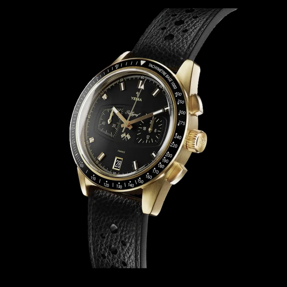 Yema Montre quartz Homme Rallygraf Noir