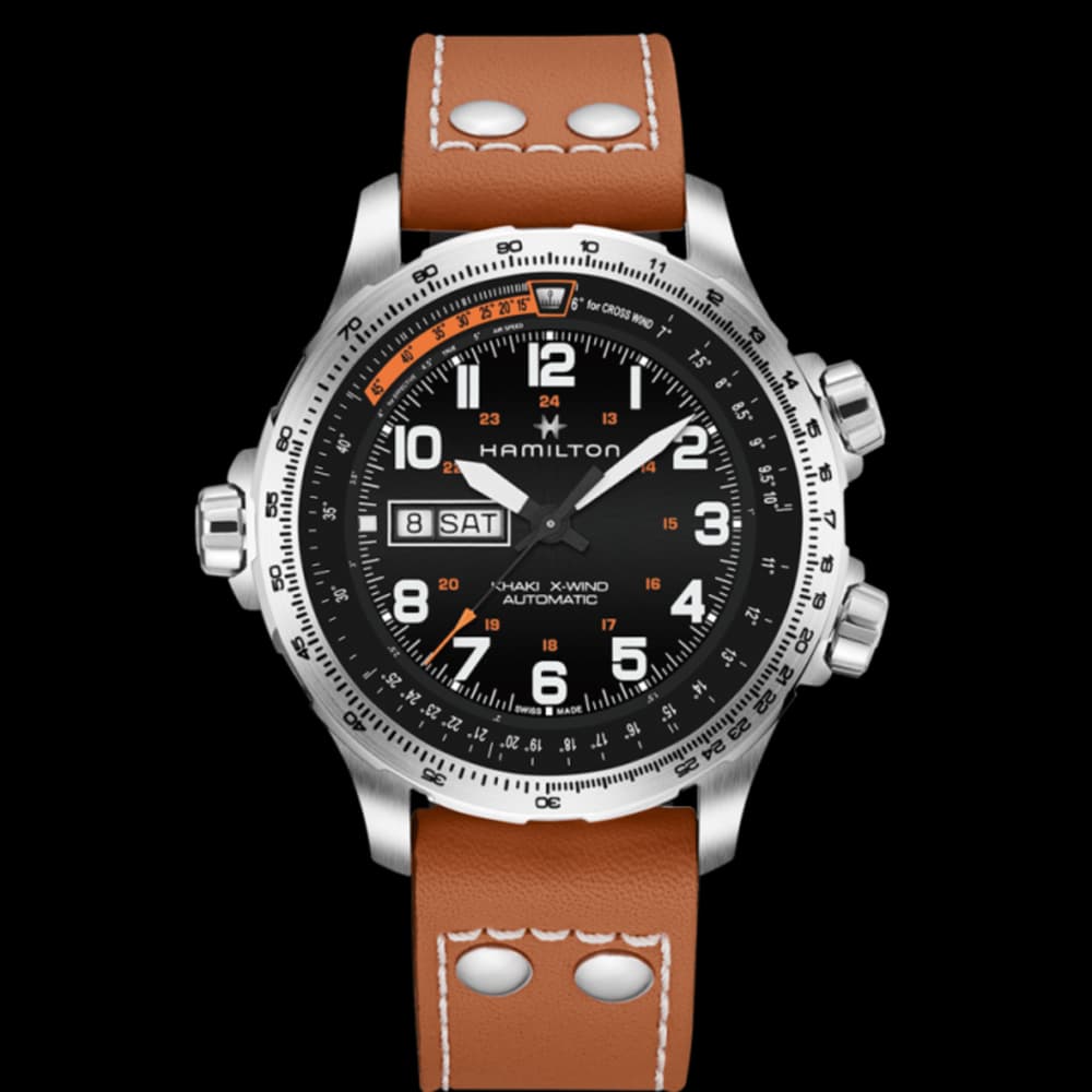 Hamilton Montre automatique Homme Khaki aviation Noir