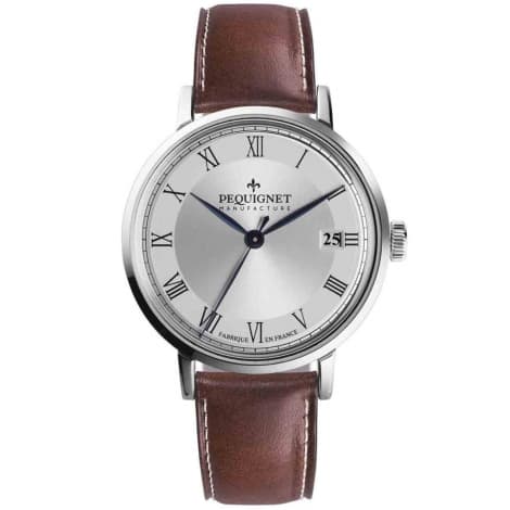 Pequignet Montre Pequignet Manufacture Attitude Automatique Cadran Gris - 9060333-CM
