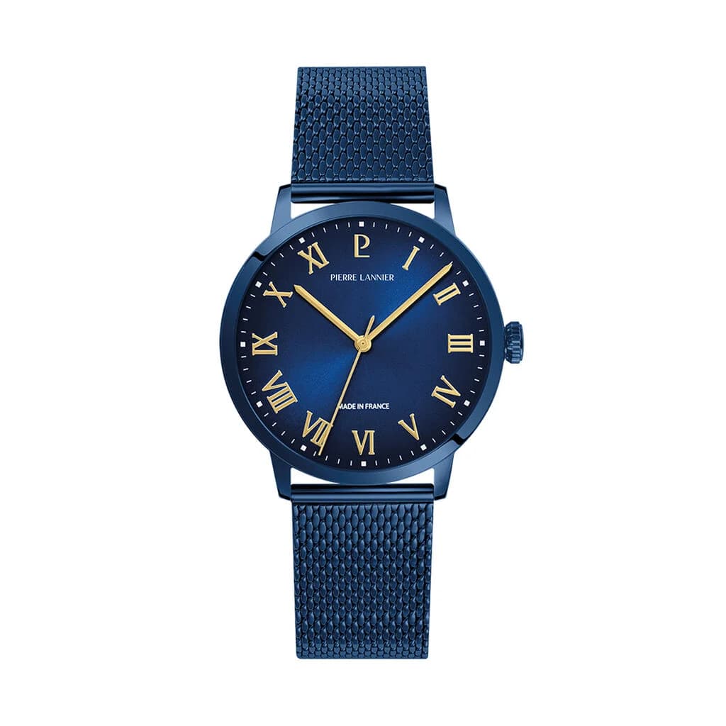 Pierre Lannier Montre Pierre Lannier Lannier Interval Bleu