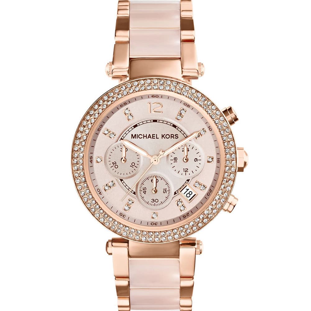 Michael Kors Montre Femme MICHAEL KORS en Acier Rose Etanche