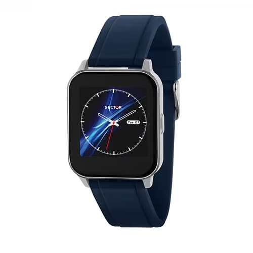 Sector Montre Connectée Mixte SECTOR en Silicone Bleu