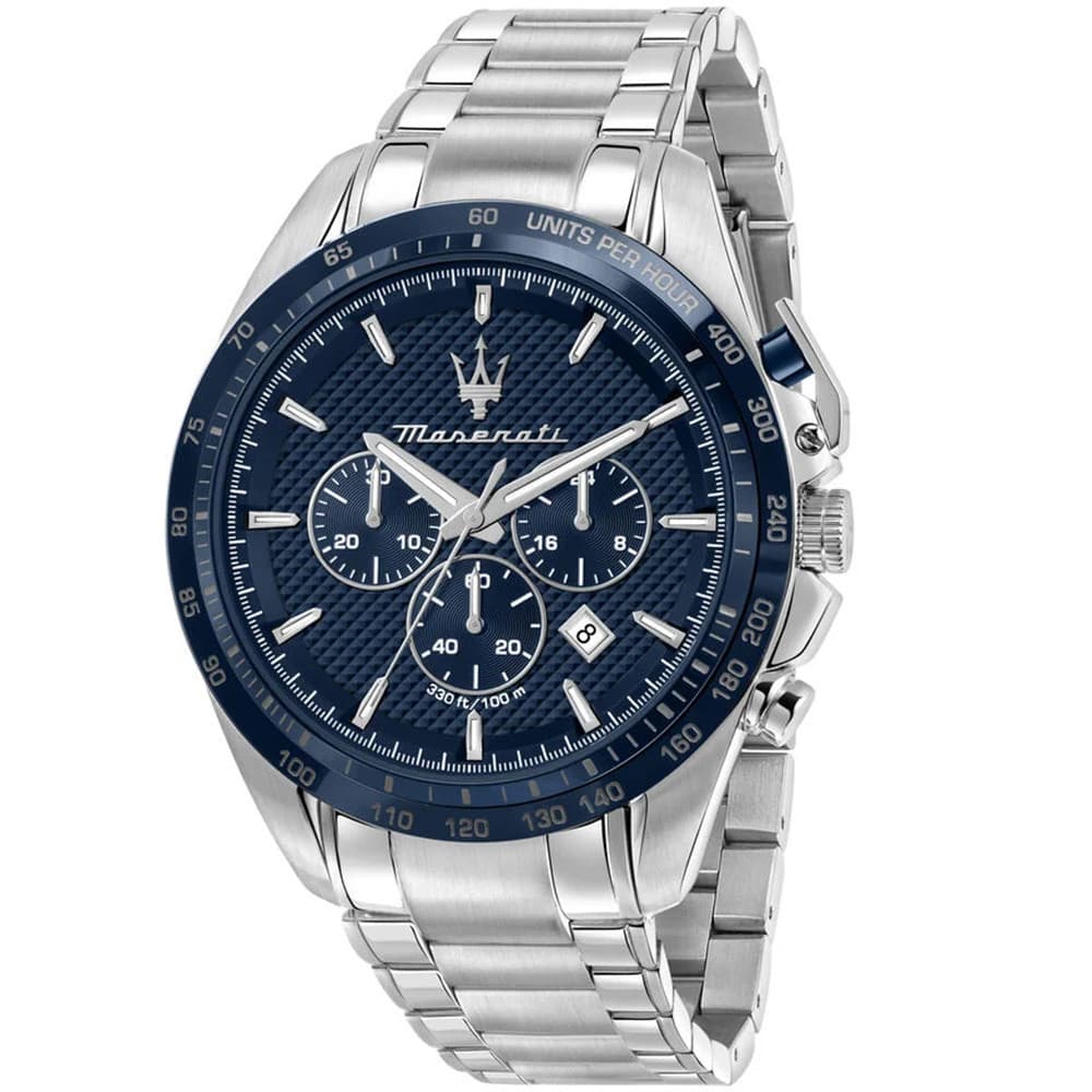 Maserati Montre Maserati Collection Traguardo en Acier Argenté