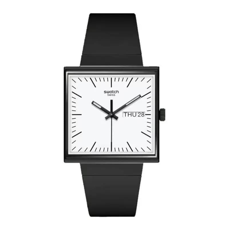 Swatch Montre Bioceramic What if Black? SO34B700