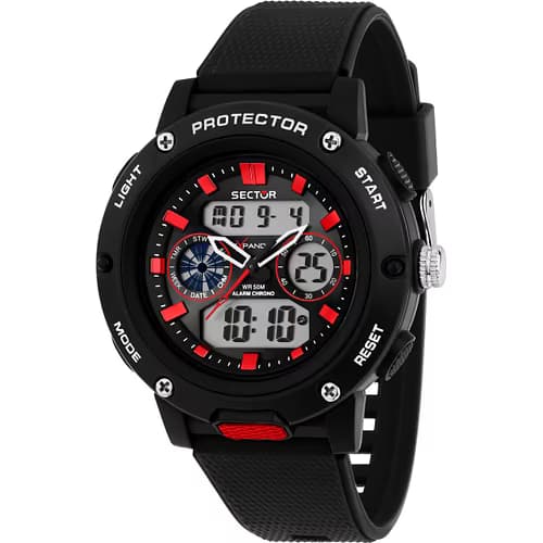Sector Montre Homme Sector Plastique Noir R3251292002