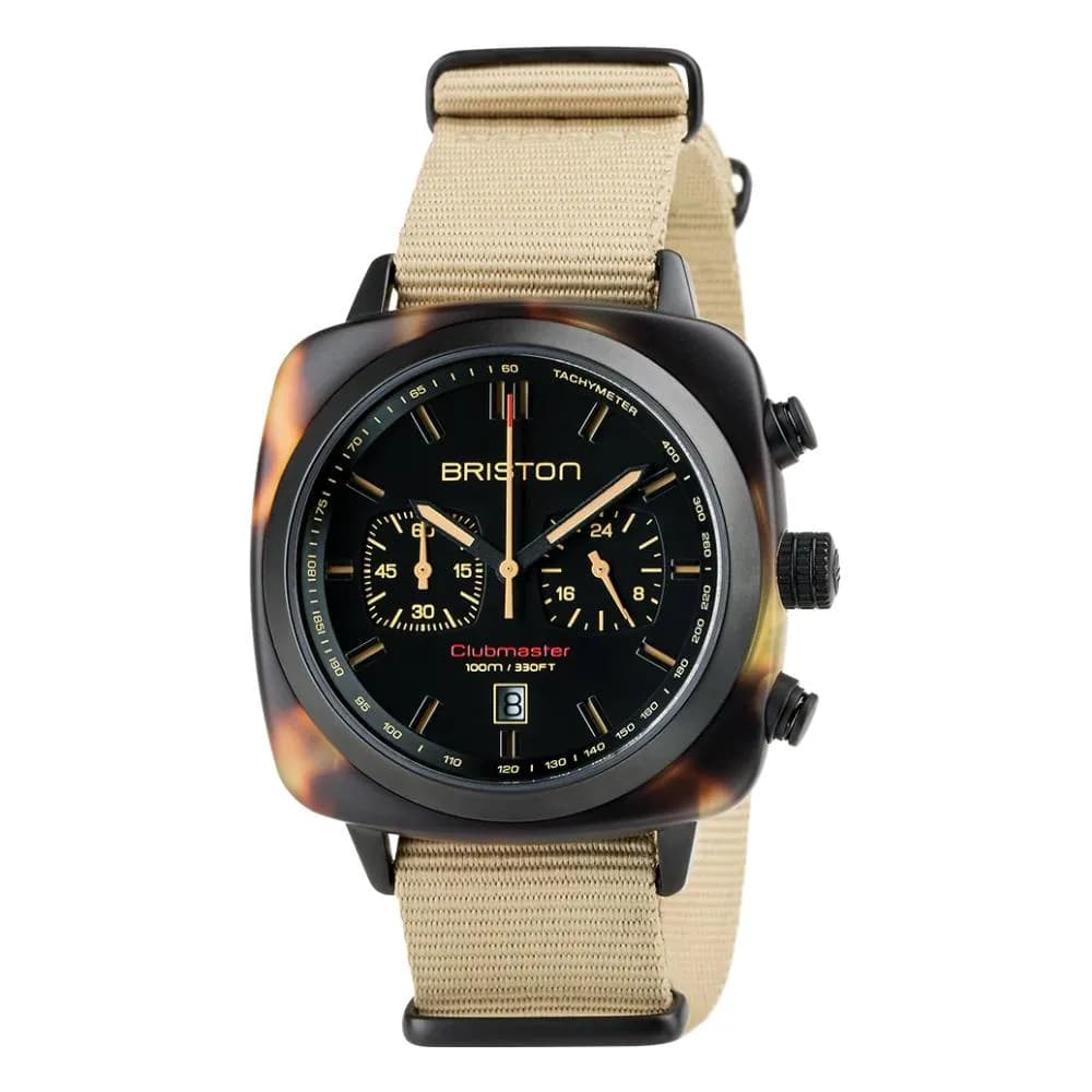 Briston Clubmaster Sport Acétate Safari Chronographe