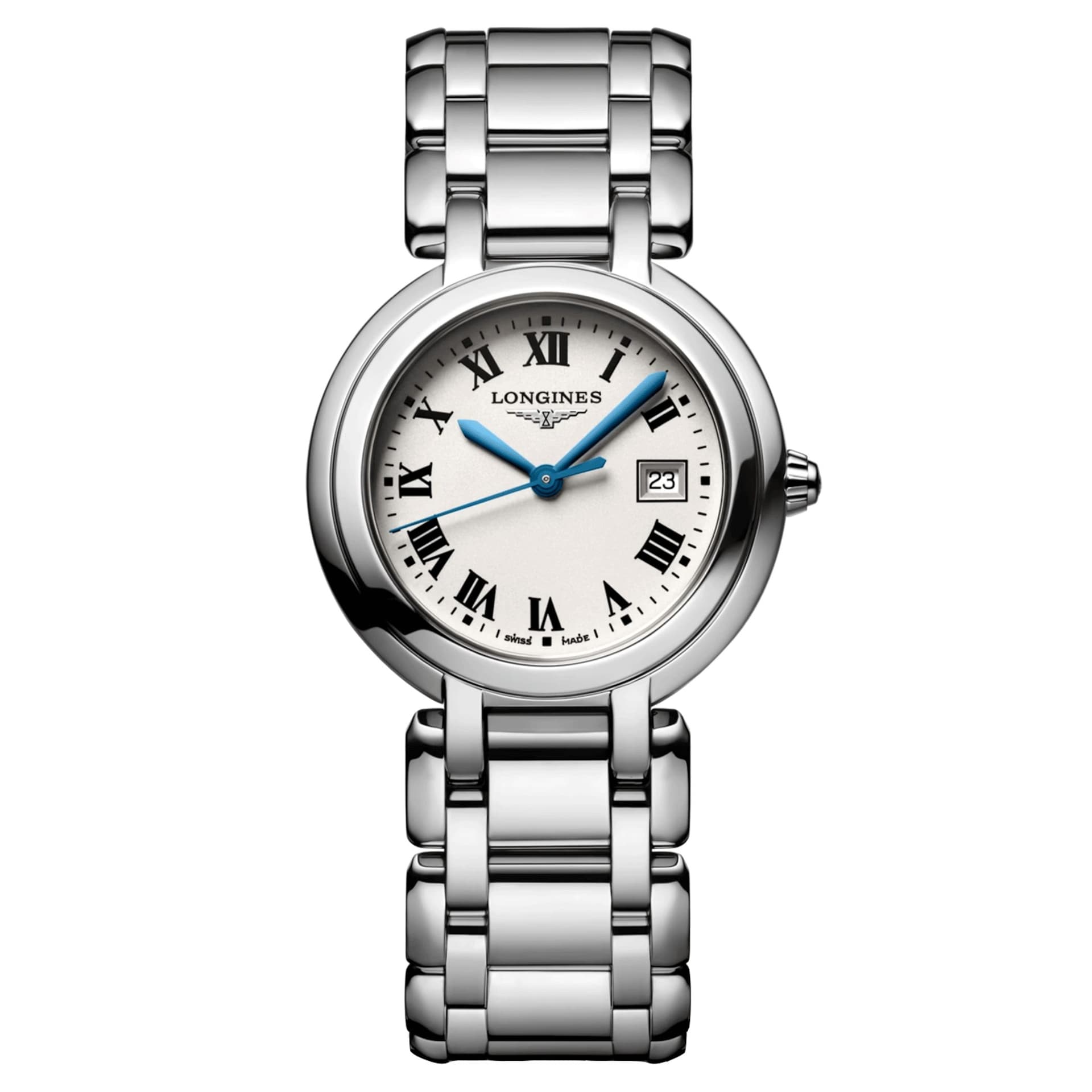 Longines Montre Longines Longines primaluna 30 mm Quartz Cadran Argenté Bracelet Acier