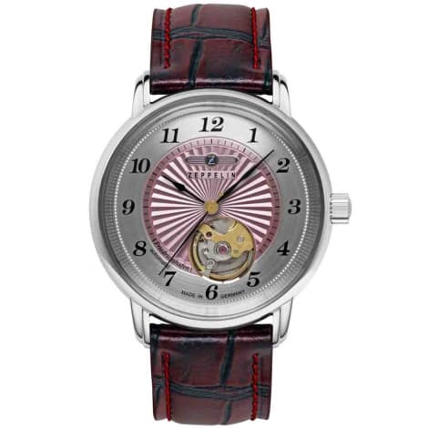 Zeppelin Montre Zeppelin Friedrichshafen Lady Auto Open Heart Automatique Cadran Rose - 85695