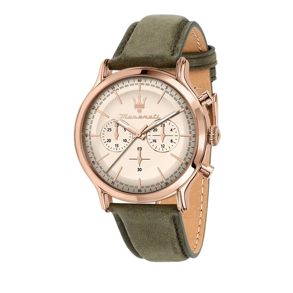Maserati Montre quartz Homme Epoca Beige