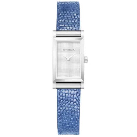 Michel Herbelin Bracelet montre interchangeable Façon Lézard marbré Bleu Ciel - BRAC17048A116