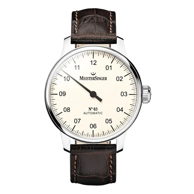 MeisterSinger Montre N°03 Ivoire AM903