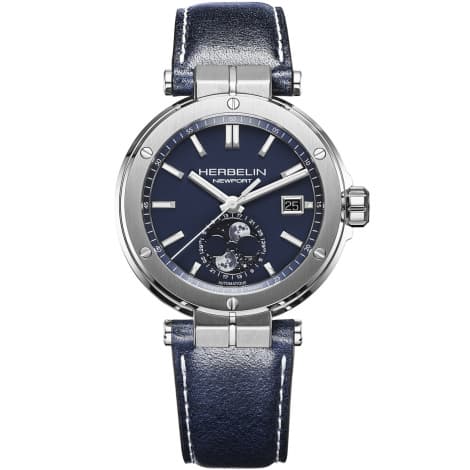 Michel Herbelin Montre Herbelin Newport Auto Phases de Lune Homme Automatique Phase de Lune - 2889A15LBL
