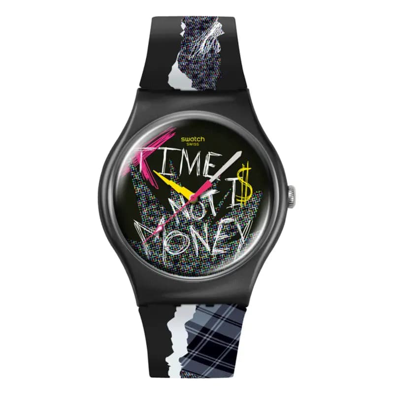 Swatch Montre Blank Check SO32B122-5300
