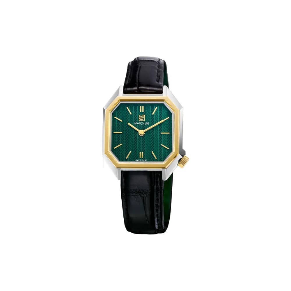 March LA.B Montre MILADY MANSART Chevrons Emerald