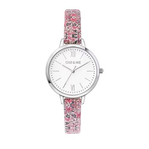 Oui & Me Montre Analogique Femme Oui&me Cuir Rose ME010311 - Cleor