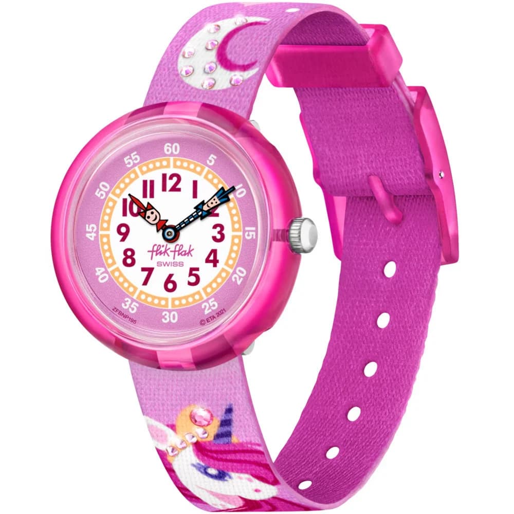 Flik Flak Montre Flik Flak Collection Tales From the World en Biosource Rose