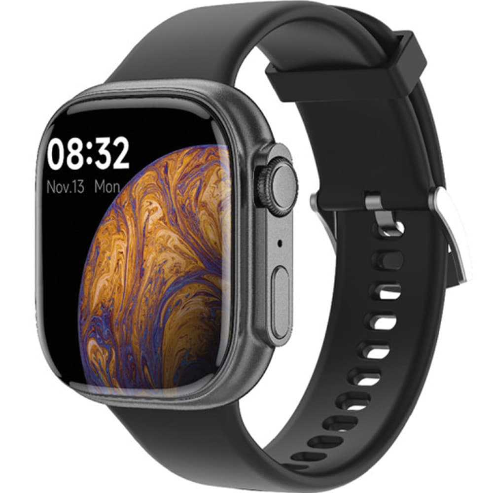 Smarty Montre Connectée Smarty Collection Powerful Amoled en Silicone Noir