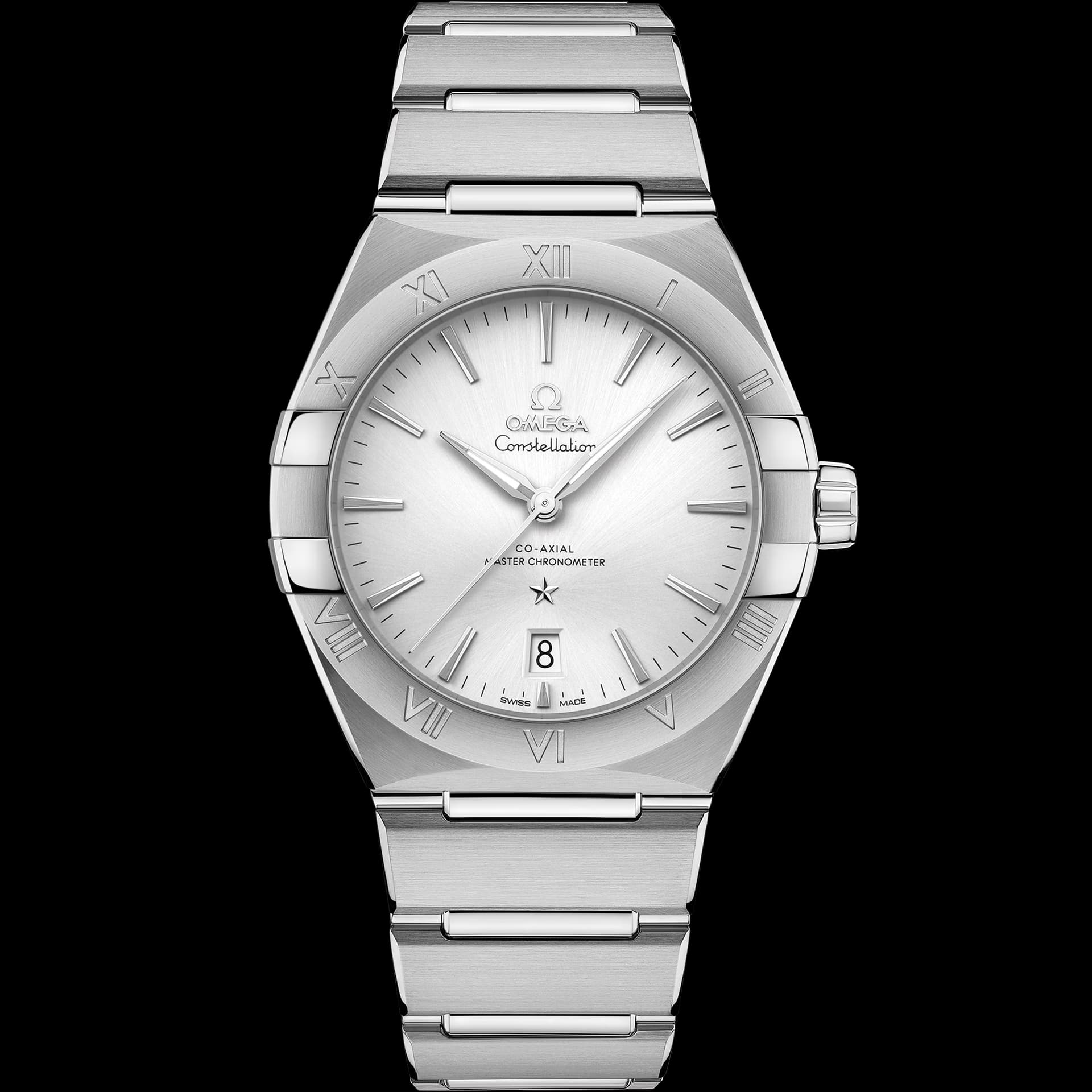 Omega Constellation 39 mm — cadran argenté