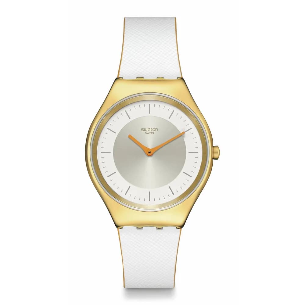 Swatch Montre quartz Mixte Skin irony Argenté