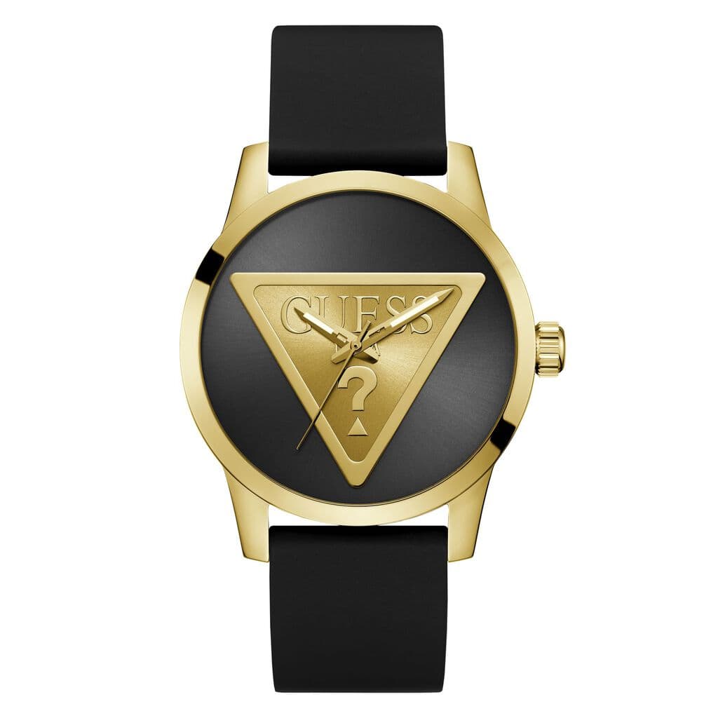Guess Montre Guess Collection Badge en Silicone Noir