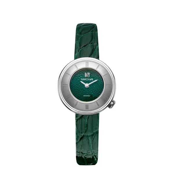 Daniel Gérard Montre March LA.B Lady Volante Electrique Forest Alligator vert