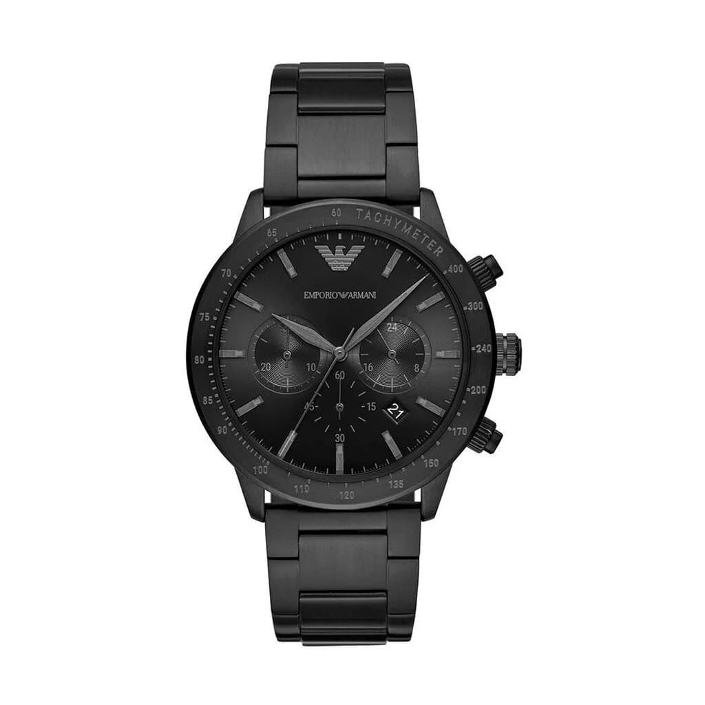 Emporio Armani Montre Analogique Homme Emporio Armani Acier Noir AR11242
