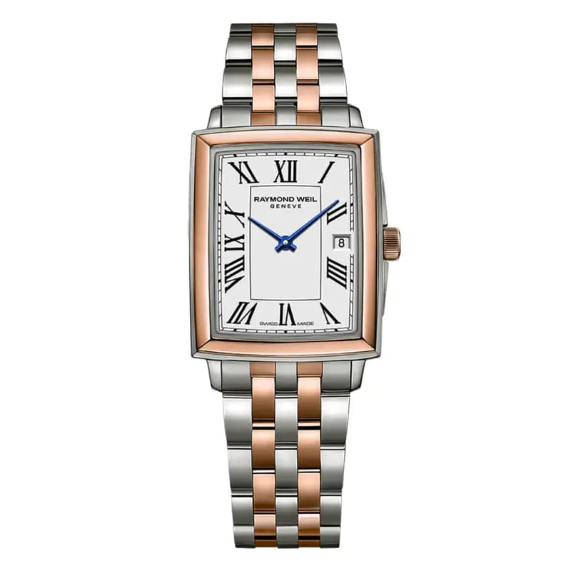 Raymond Weil Montre Toccata Square 22 x 28 mm - Cadran blanc 5925-SP5-00300