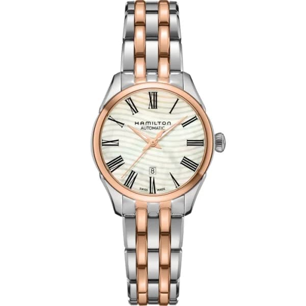 Hamilton Montre Hamilton Jazzmaster Lady Auto Cadran Nacre Bracelet Acier 30MM