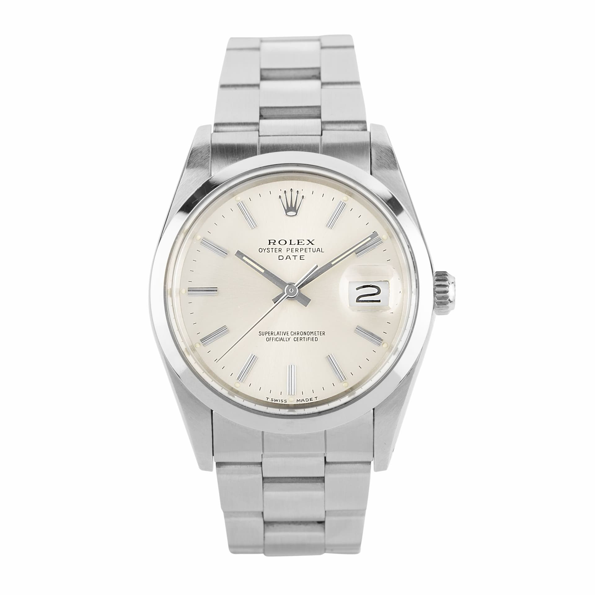Rolex Montre Rolex Oyster Perpetual Date 15000 automatique 34 mm 1988