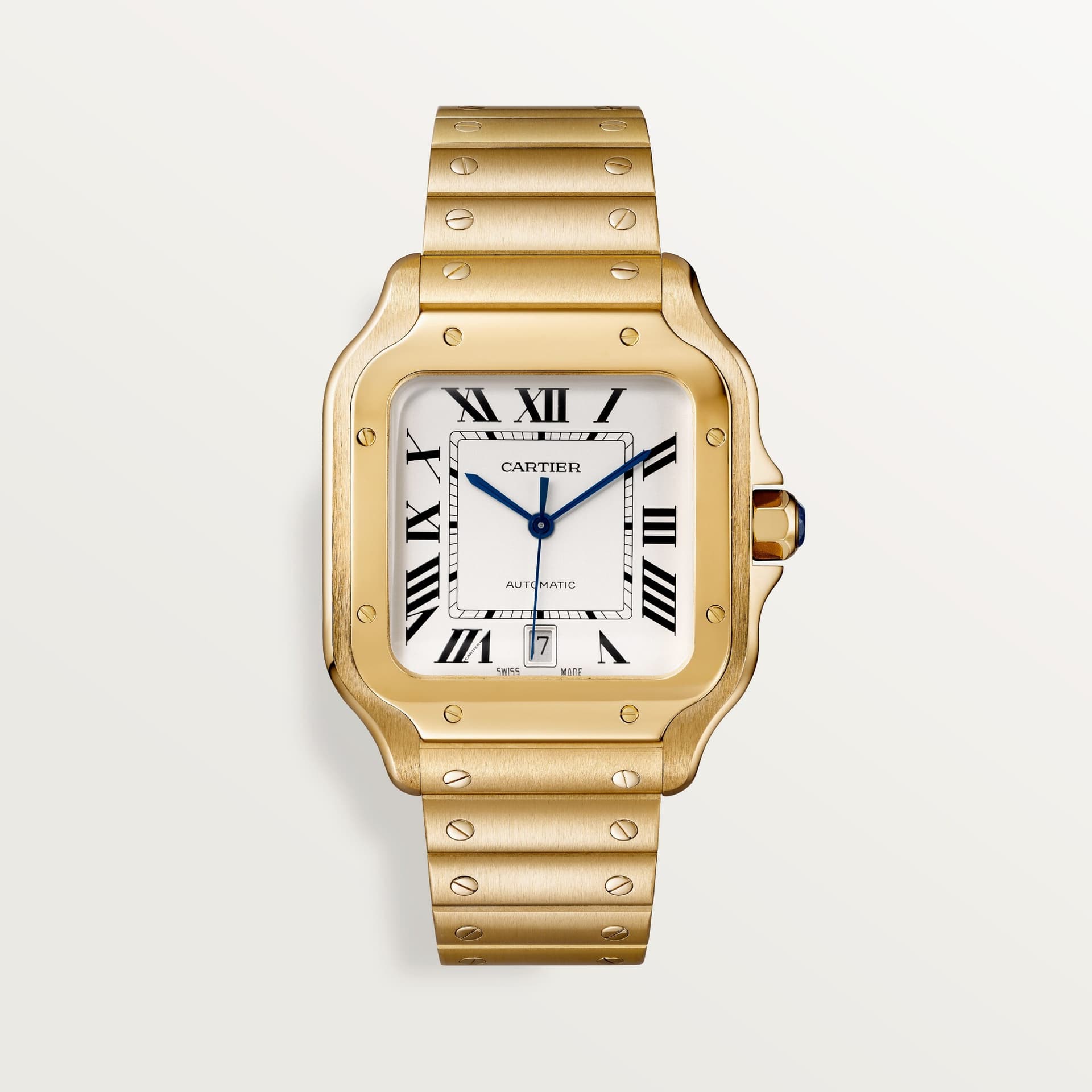 Cartier Santos — boîtier or jaune