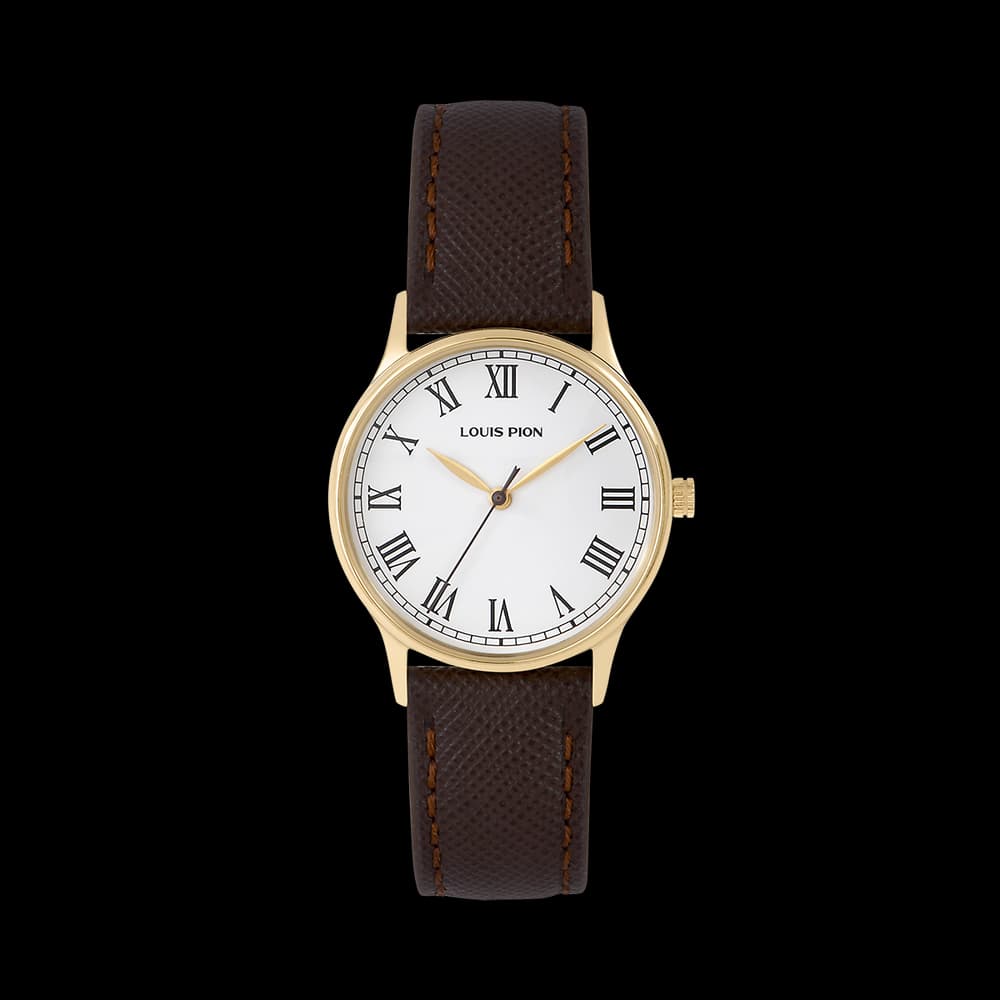 Louis Pion Montre quartz Femme Victoria Blanc